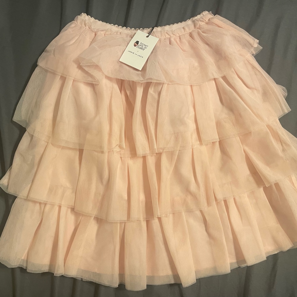 Janie and Jack pink tutu pink skirt